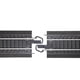 thumbnail image 3 of Bachmann Trains - Ajuste a presi&oacute;n E-Z Track Remote Turn - Derecha (1/Tarjeta) - Carril de aleaci&oacute;n de Acero con Plataforma Negra - Escala HO Bachmann NA, 3 of 5