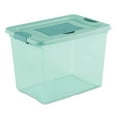 thumbnail image 2 of Open Box Sterilite 25 Quart Fresh Scent Stackable Plastic Storage Box Container, 2 of 5