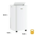 thumbnail image 4 of Whirlpool 14,000 BTU ASHRAE (10,000 BTU SACC) Portable Air Conditioner with 10,000 BTU Supplemental Heat, WHNP141HAW, 4 of 21