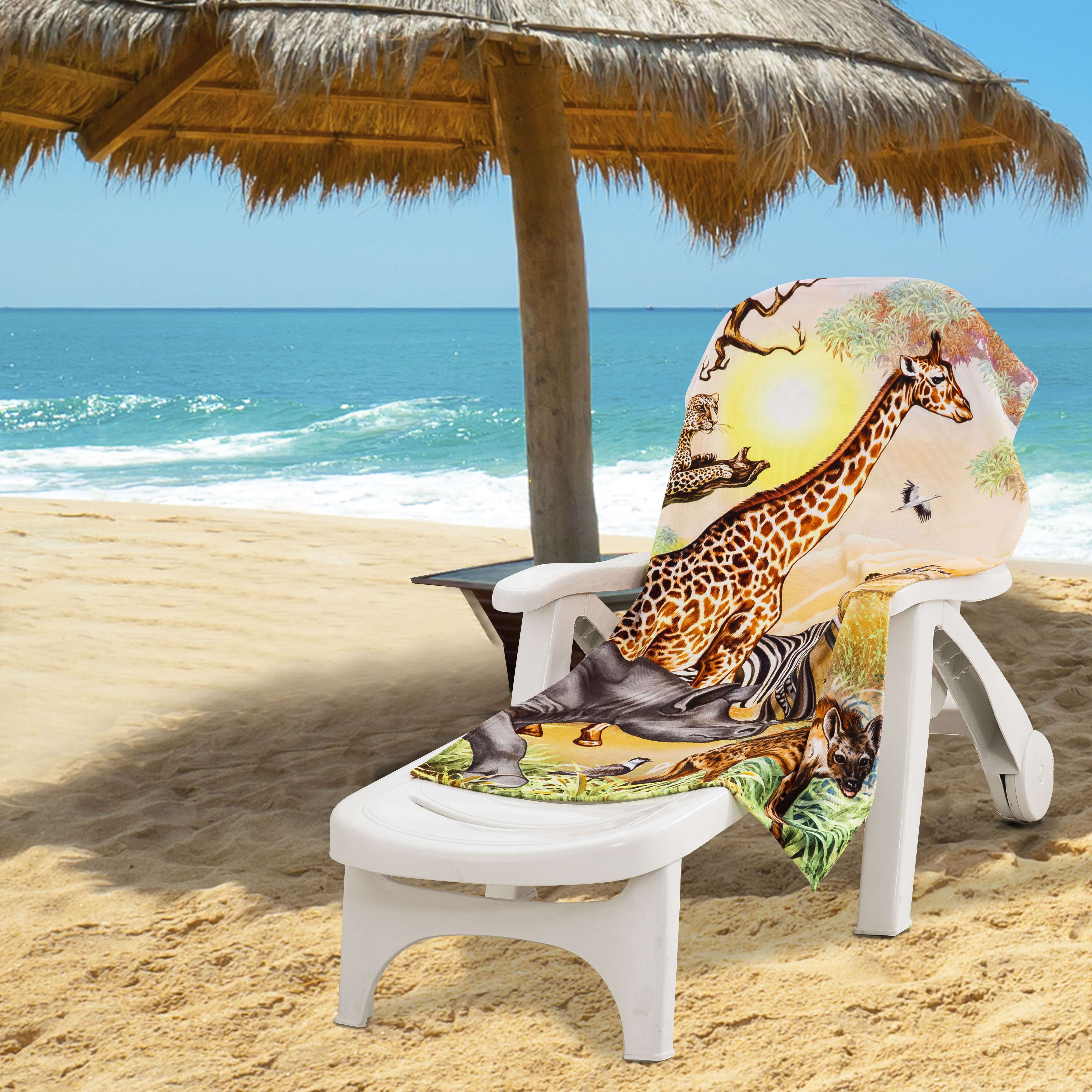 Luxuriant Safari 2 30in x 60in Beach Towel
