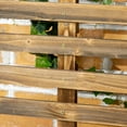thumbnail image 6 of Outsunny Raised Garden Bed with Trellis and Metal Corners, 58" Freestanding Wooden Planter Box, 6 of 9