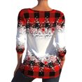 thumbnail image 3 of Gvmfive Women Christmas Tops Blouse Funny Graphic Long Sleeve Shirt, 3 of 4