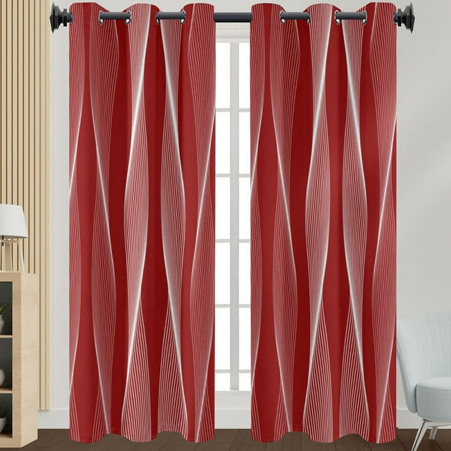 Innerwin Rideaux pour Fenêtres Écoénergétiques Assombrissants, Panneaux à Oeillets, Rideau de Luxe Occultant pour Fenêtre, Isolé Thermiquement, Moderne, Protection UV, Intimité, Jaune 132*215 cm