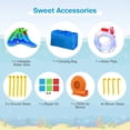 thumbnail image 7 of Infans Inflatable Water Park Dual Slides Climbing Wall with 750W Blower, 7 of 7