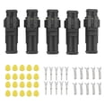 thumbnail image 2 of Electrical Connector,5pcs 2Pin Electrical Wire Cable Joint Cable Connector Streamlined Design, 2 of 14