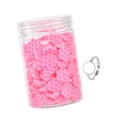 thumbnail image 1 of Vasos de pegamento portátiles para anillos de pegamento de pestañas, para escuelas de cosmetología y salones de belleza. Rosa roja panal, 1 of 8