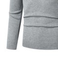 thumbnail image 3 of Jalioing Lightweight Sweaters for Men Casual V Neck Long Sleeve Knit Undershirt Soft Comfy Pullover Sweaters, 3 of 5