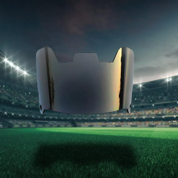 Visera de fútbol máscara facial de fútbol visera casco máscara mujeres hombres portátil práctico Negro