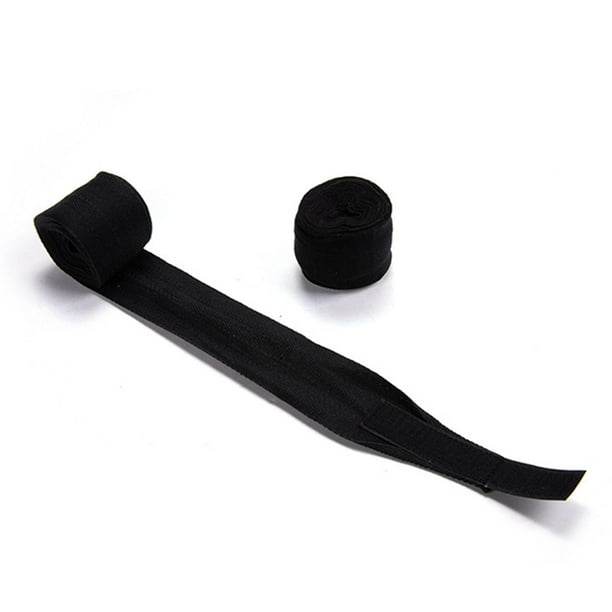 2x Boxeo envolventes a mano envolturas de boxeo correas de protección de muñeca wickboxing envolturas a mano de guantes de guantes internos protección 5m negro