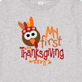 thumbnail image 4 of Inktastic My 1st Thanksgiving Cute Turkey with Feathers Boys or Girls Baby T-Shirt, 4 of 5