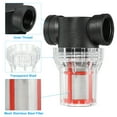 thumbnail image 4 of Unique Bargains 1 Inch Water Pump Strainer Filter, Pipe Water Pump Strainer with 200 Mesh Stainless Steel Filter Screen, 4 of 6