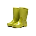 thumbnail image 3 of SIMANLAN Ladies Garden Shoes Slip Resistant Rubber Boot Wide-Calf Rain Boots Women's Breathable Mid Calf Bootie Womens Lightweight Waterproof Booties Green 7, 3 of 8