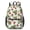 Strawberry and Leaf White Pattern, variant on Strawberry and Heart Pink Pattern 17" Waterproof Oxford School Backpacks for Teens, S-Shape Padded Straps, for School, Travel, Hiking, Camping