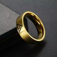 thumbnail image 5 of K-KED Minimalist Fashion Stainless Steel Freemason Triangle Corrosion Rings Size 7-13-7-Gold, 5 of 8