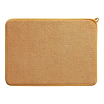 Kitchen Drying Mat Absorbent Microfiber 20x16 Inch Large Dish Drying Rack Pad Liners for Sink Countertops Dishes Drainer Tray Replacement Protector for Coffee Mug Cup with Pinstripe