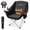 BLACK/DARKGREY, variant on KingCamp Padded Camping Chairs for Adults, Oversized Folding Camping Chair, Heavy Duty Folding Round Camping Chair, Black Dark Grey