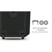 ION Audio Party Boom FX Portable Bluetooth Speaker with LED Lighting, Black, iPA101A