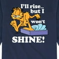 thumbnail image 3 of Garfield - Rise But Won't Shine - Toddler And Youth Long Sleeve Graphic T-Shirt, 3 of 5