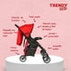 thumbnail image 5 of Carriola con Portabebe Trendy Kids  Maxy Rojo, 5 of 5