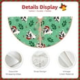 thumbnail image 5 of Bingfone Christmas Tree Skirt Mat Christmas Decoration Interior 48"-Christmas French Bulldog, 5 of 8
