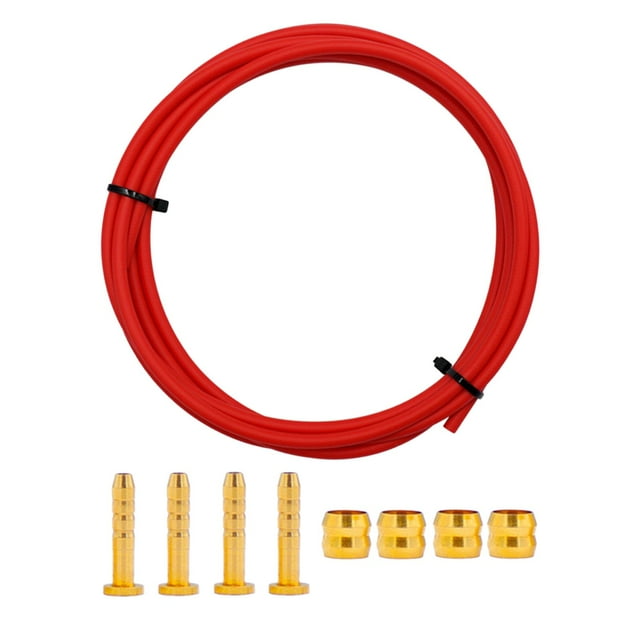 koolsoo Di2 Groupset Connection 5 Disc Brake System Inserts Connector Hose BH59 Red