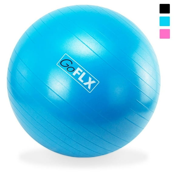 Snugg Blue Silicone GoFLX Exercise Ball 55 cm