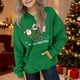 thumbnail image 4 of Sudadera con capucha para niñas y niños, sudadera de manga larga con cuello redondo y estampado de moda, jersey con bolsillo, sudadera de poliéster para niñas, 4 of 8