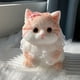 thumbnail image 1 of Juguete antiestrés con forma de gato | Pelota antiestrés DIY para adultos y niños | Juguete suave y kawaii con forma de gato | Juguete para apretar de 20 cm para el hogar, la oficina y los viajes, 1 of 7