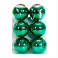 thumbnail image 2 of 6 Bolas de Navidad de 8 cm, Luces Decorativas para Árbol de Navidad, Colgantes para Ventana, Techo, Compras, Color Verde, 2 of 6