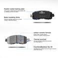 thumbnail image 4 of Front & Rear Disc Ceramic Brake Pads for Nissan Altima 2013 2014 2015-----2018, 4 of 4