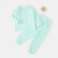 thumbnail image 2 of xaweyi Toddler Baby Boy Clothes Cute Letter Print Long Sleeve Sweatshirt Tops and Stretch Pants Newborn Fall Winter Outfit, 2 of 9