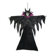 Halloween Middle Maleficient Hang Decoration, 36 in, Black, by Disney