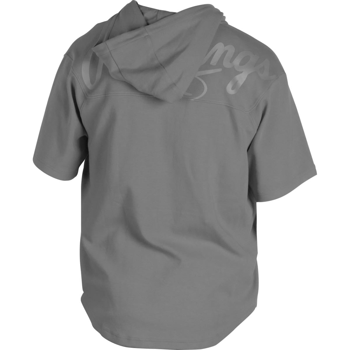 Rawlings Adult Gold Collection Short Sleeve Hoodie | Blue Grey | MED