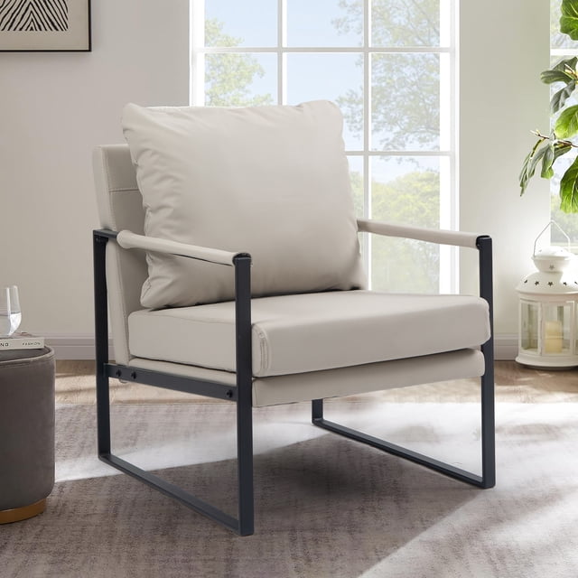 Sillón Individual FurnitureR Tapizado Gris