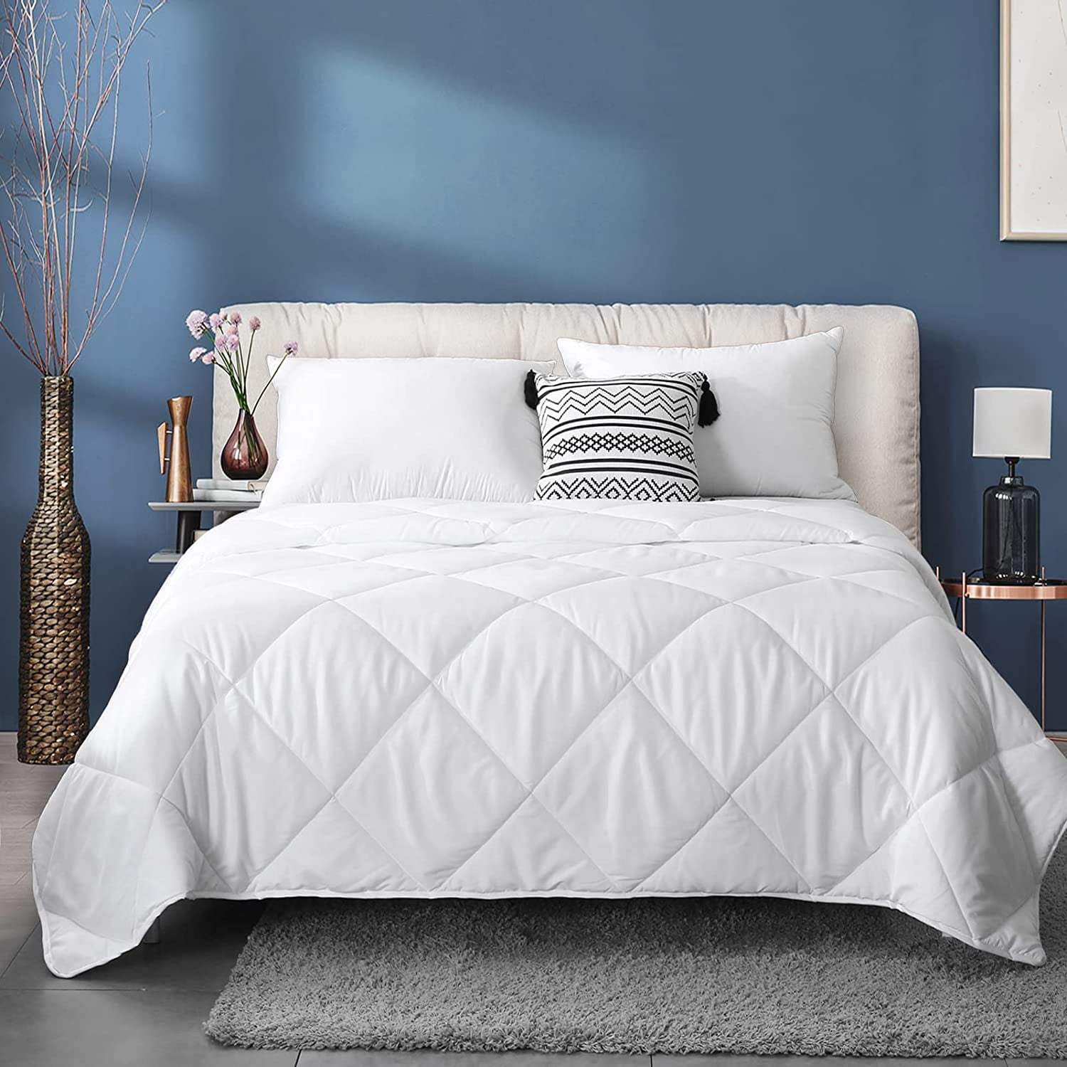 APSMILE Cloud Down Alternative Blanket Twin Size Lightweight Washed