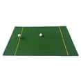 thumbnail image 3 of Trayknick 60cm x 90cm Indoor Golf Practice Hitting Mat Faux Turf Grass Pad with Dual Line, 3 of 7