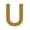 Gold U, variant on Balsa Circle 8" Gold 8 Metal 3D Wire Alphabet Number Sign Wedding Party Bar Tabletop Decorations