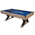 American Legend Kirkwood 84” Billiard Table with Rustic Blond Finish, K ...