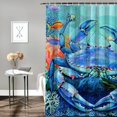 Patifu Marine Life Corals Fantasy Art Bathroom Decor Set with Hooks