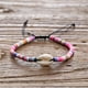 thumbnail image 4 of Minnieouse 1 Juego de pulseras trenzadas, de concha, accesorio de moda de ambiente exótico, conjuntos de joyería hechos a mano para el vestido Ropa, zapatos y accesorios Miscelánea Vistoso Minnieouse AP009526-01, 4 of 6