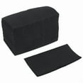 thumbnail image 1 of 50 Servilletas Desechables con Bolsillo para Cubiertos Incorporado, Tela Predoblada Como de Papel Fiesta Boda, Color Negro, 1 of 5