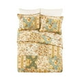 thumbnail image 3 of Modern Heirloom Floral Patchwork 3-Piece Quilt Set, Full/Queen, 3 of 9