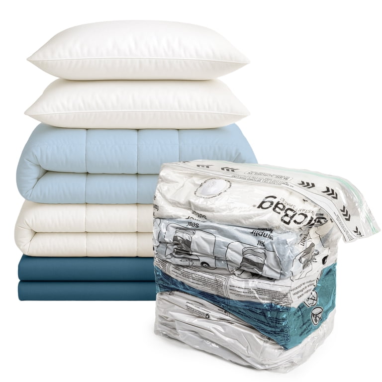 MagicBag X-Large Vacuum Storage Bags, 8 Pack Cube Compression Bags
