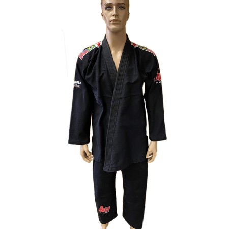 Woldorf USA BJJ Jiu Jitsu Uniform Black WF Logo Competition Uniform, Martial Arts, Fighting Uniform, Training Uniforms, Pre-Shrunk, Ultra Light Weight Uniforms Soft Fabric