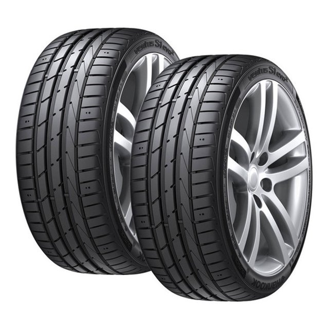 PAQUETE 2 LLANTAS 205/45R17 HANKOOK VENTUS S1 EVO2 RUNFLAT+ VALVULAS