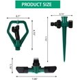 thumbnail image 2 of Raised Garden Lawn Sprinkler, Multi-Purpose Watering System with 360 Degree Rotating Nozzles for Even Coverage, Easy to Install and Use for All Your Outdoor Watering Needs, 2 of 7