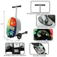thumbnail image 6 of Pokemon Character Art Scooter Youth Rolling Carry On Luggage, 6 of 7