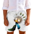 thumbnail image 2 of HOMADLES Boys Performance Shorts (5-14), Boys Beach Shorts Elastic Waist Quick Dry Summer Shorts Outdoor Casual Short Pants White 11 T, 2 of 9