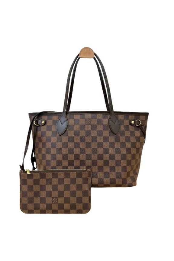 Pre-Owned Louis Vuitton Damier Neverfull PM N51109 Tote Bag Leather Women's