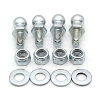 4 Pack Gas Lift Support Strut Fitting - 13mm Ball Studs with Hardware